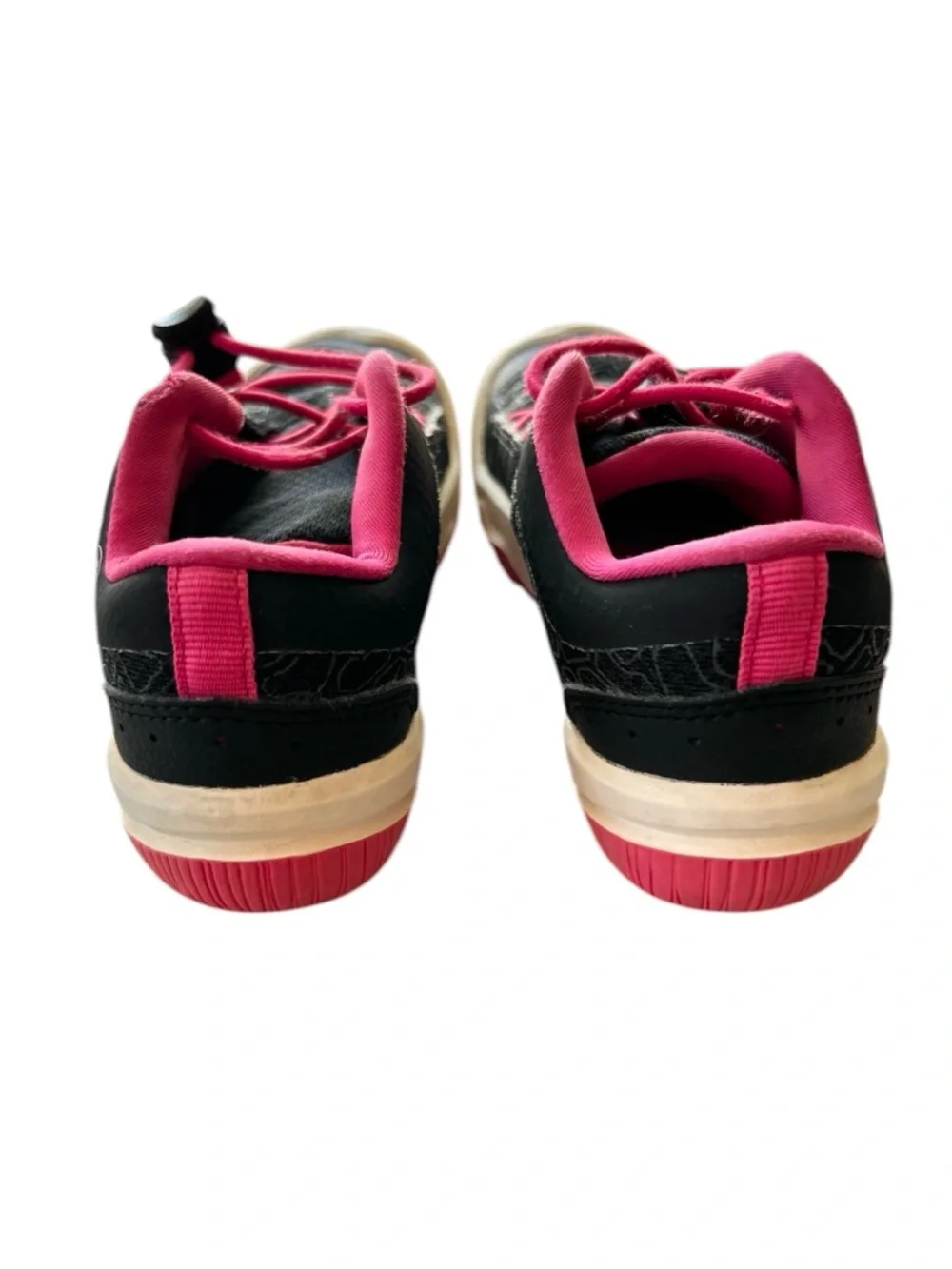 Kamik Fundy Charcoal Pink Adjustable Bungee Lacing Bumper Toe Sneaker Size 9 T - Picture 6 of 8